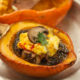 Roast Acorn Squash with Mushrooms and Ricotta