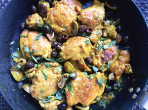 Chicken with turmeric and ginger